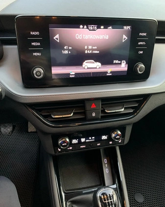 Skoda Scala cena 68400 przebieg: 76885, rok produkcji 2019 z Łódź małe 631